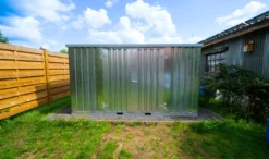 Alternative view of Contenedor de almacenamiento de 4 x 2 metros – con puerta doble en el lado largo