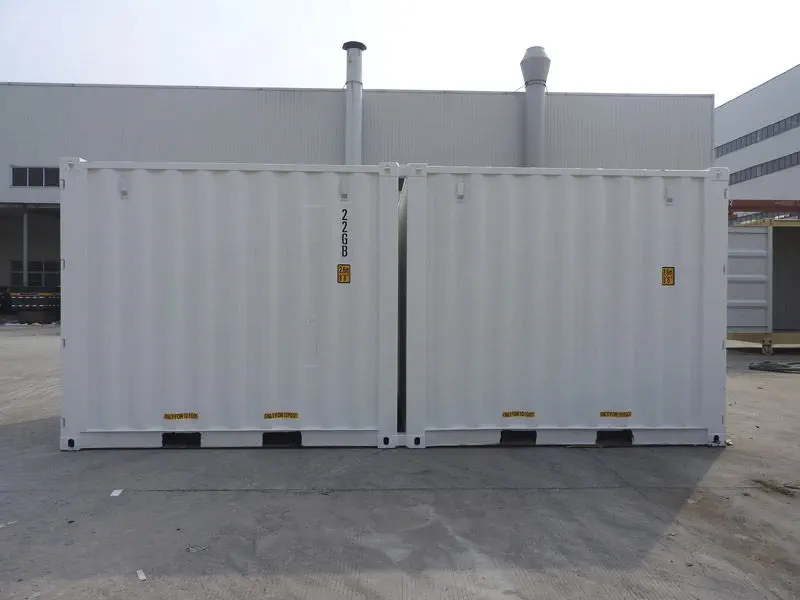 Contenedor de almacenamiento de metal apilable