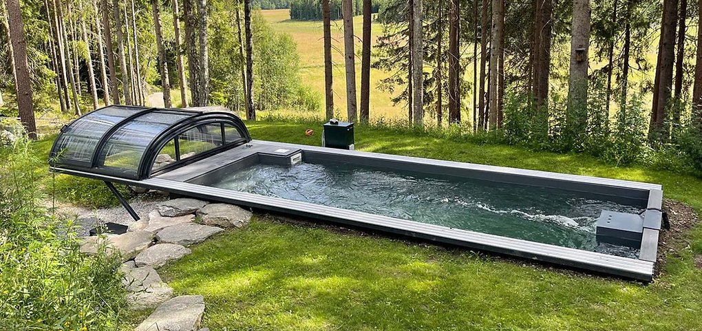 Piscina Contenedor 6,11 x 2,5m Lista para Usar con Techo, Pack Premium - Imagen 2