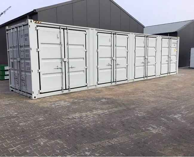 Contenedor Lateral Abierto 40' HC 4 Puertas Laterales