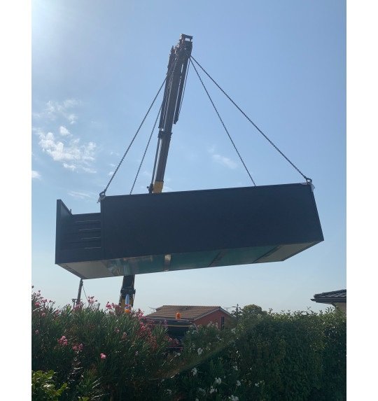 Mini contenedor de piscina móvil 5M25x2M55x1M26 - Imagen 6