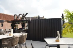 Alternative view of Contenedor Barra Desmontable 6×2 metros XL Rosa RAL 3015