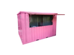 Contenedor Barra Desmontable XL 3×2 m Rosa RAL 3015