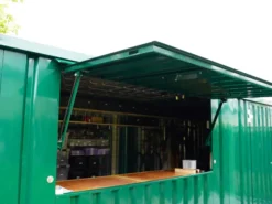 Alternative view of Contenedor Barra Desmontable XL 3×2 m Verde RAL 6016