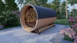 Sauna Exterior Barril Fleetwood, 2.3×4.0