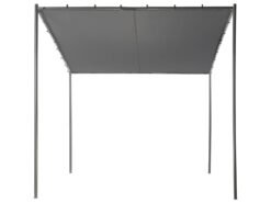Gazebo VIMINO Metal Gris Oscuro
