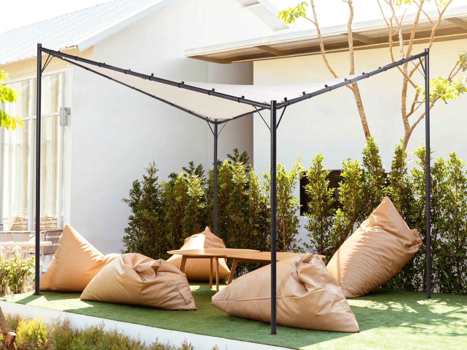 Gazebo AVENTINE Metal Beige - Imagen 2