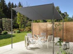 Alternative view of Gazebo VIMINO Metal Gris Oscuro