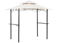 Alternative view of Gazebo NARO Metal Beige