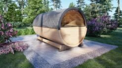Alternative view of Sauna Exterior Barril Fleetwood, 2.3×4.0